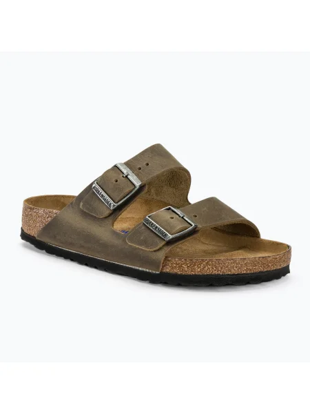 Papucs BIRKENSTOCK Arizona SFB LEOI Regular faded khaki Arizona SFB LEOI Regular zöld