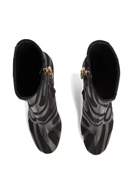 Botine Pucci cu imagine negru