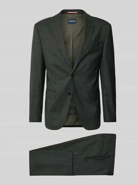 Garnitur krój slim fit z mieszanki żywej wełny Hechter Paris