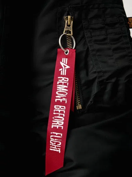 Alpha Industries bomber dzseki férfi Aviation Jackets Deflector fekete