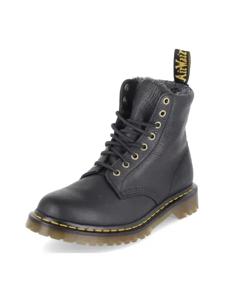 Botki Dr. Martens sznurowane skórzane czarne