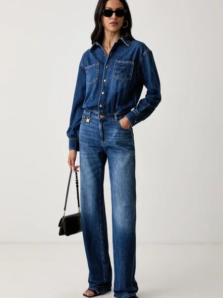 Elisabetta Franchi комбінезон джинсовий