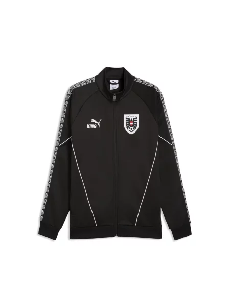 PUMA kurtka dresowa Austria KING Anthem Akcesoria S czarny