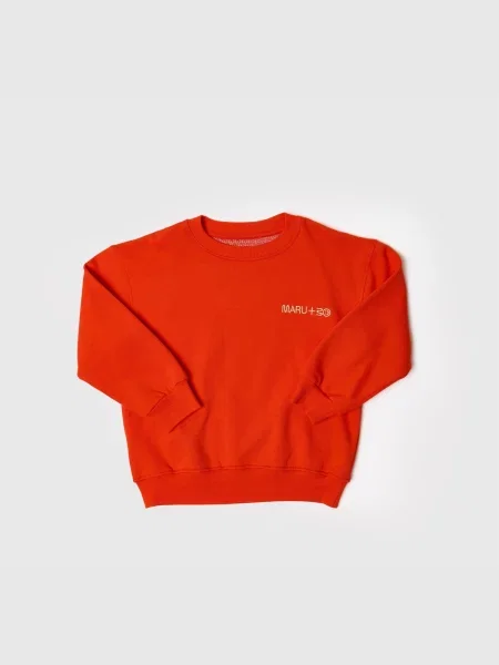 Maru + Bo Tréning póló EMBROIDERED LOGO SWEATSHIRT' piros