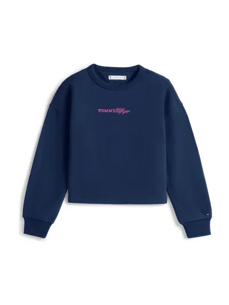TOMMY HILFIGER Μπλούζα φούτερ ναυτικό / ρόδινο μπλε