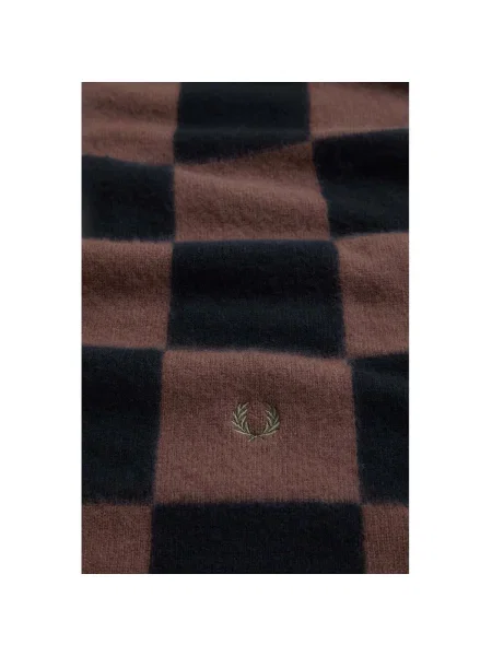Šál Fred Perry hnedá