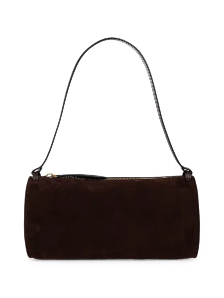 Geantă shopper Neous din piele de căprioară maro