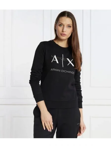 Armani Exchange Pulóver fekete