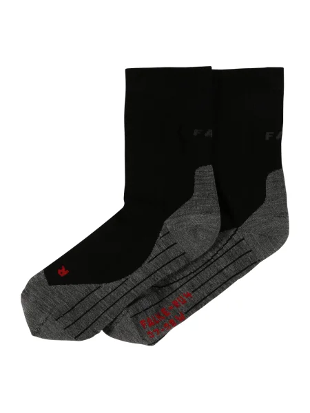 FALKE Șosete sport negru / gri amestecat