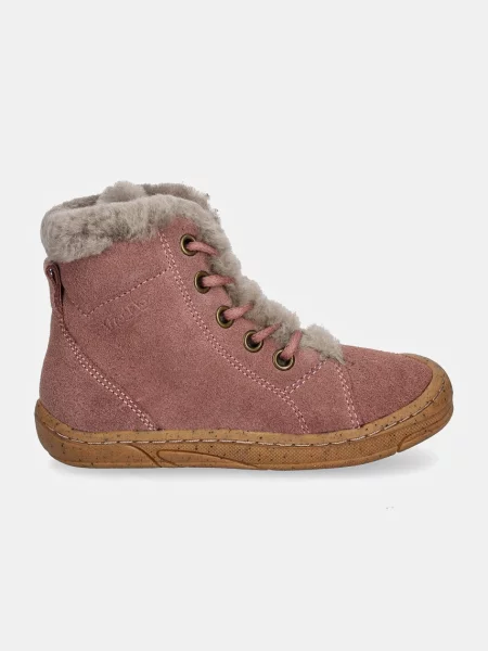 Gležnjarji Froddo Minni Suede Laces S roza