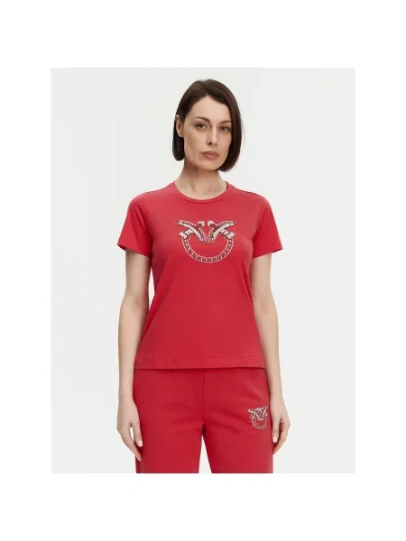 PINKO Póló Quentin Regular Fit piros