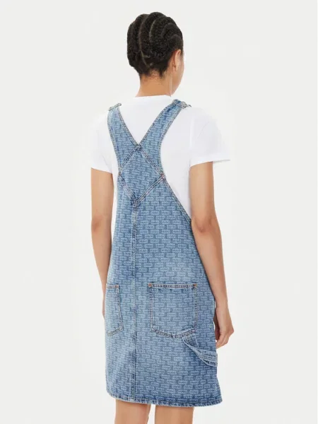 Jeans obleka Hugo modra