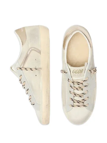 Кожени маратонки Golden Goose златисто