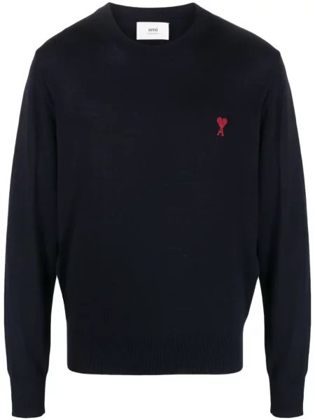 Pulover Ami Paris cu broderie