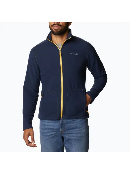 Hanorac din fleece Columbia din fleece albastru închis