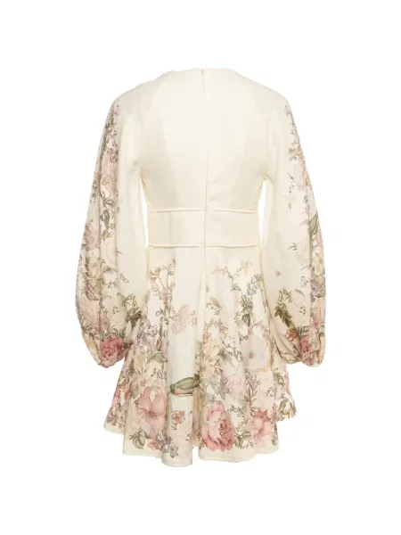 Rochie midi Zimmermann cu model floral cu imagine