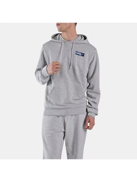 Reebok Bluza z kapturem Tri-Color z męskim emblematem male Light Grey Marl Size: szara