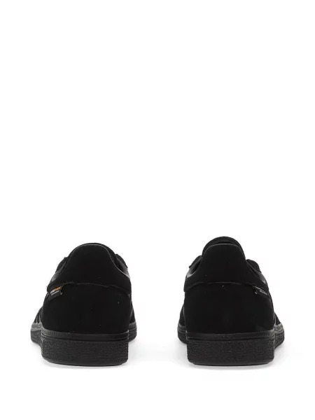 Τρέξιμο fleece μπλούζα Adidas με λαιμόκοψη v μαύρο