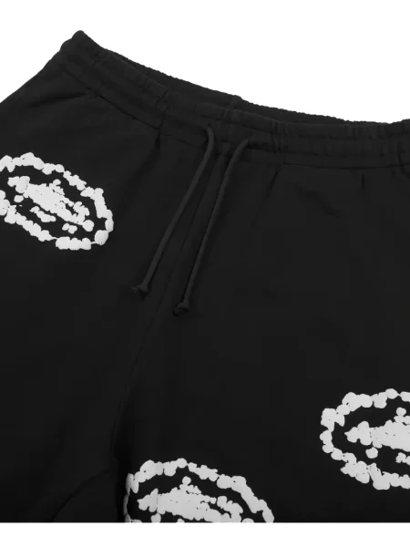Pantaloni Corteiz alergare negru