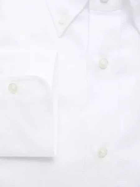 Cămașă Robert Friedman din țesătură twill alb