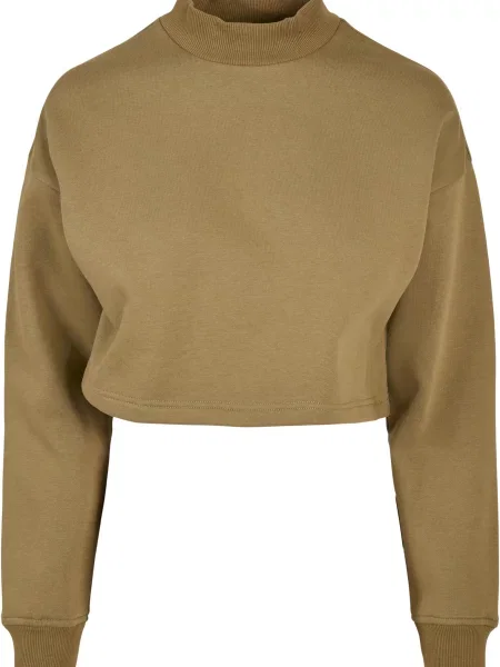 Geacă Urban Classics cu guler înalt maro