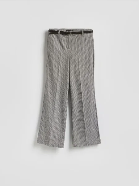 Брюки Reserved с принтом в елочку