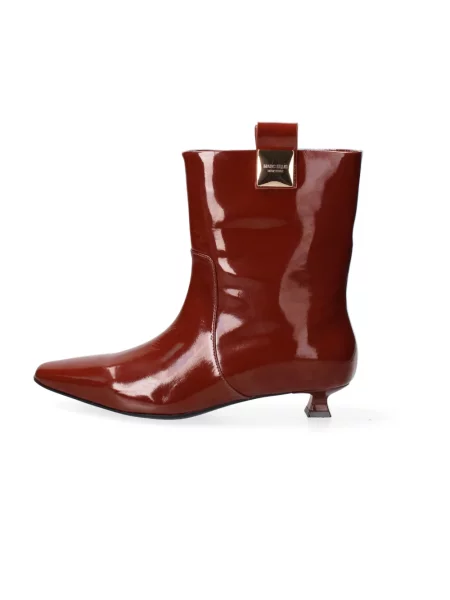 Buty do kostki Marc Ellis skórzane brązowe