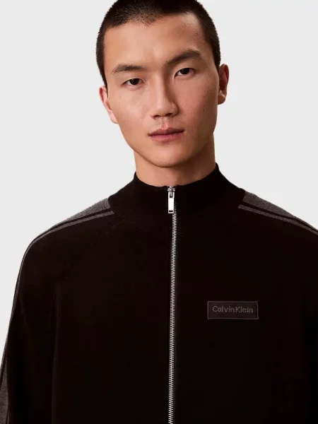 Трикотажний кардиган Calvin Klein для бігу чорний