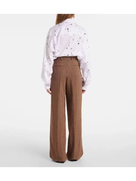 Pantaloni Dries Van Noten de in maro