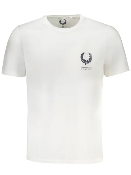 Tricou Gian Marco Venturi scurt alb