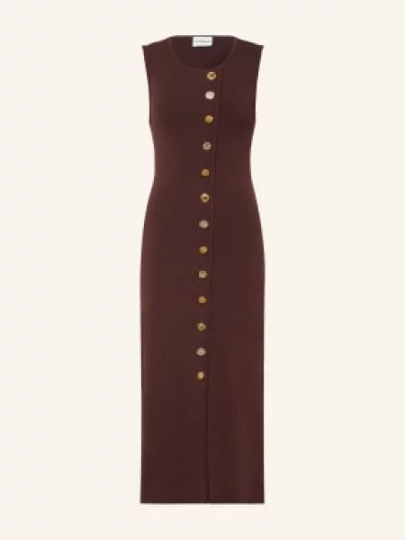 Claudie Pierlot Sukienka Z Dzianiny braun