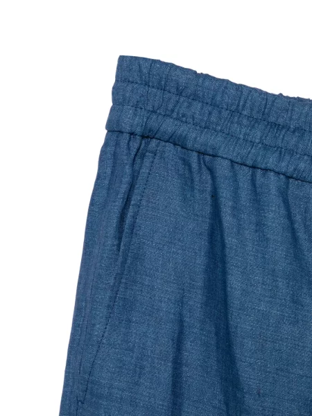 Pantaloni scurți Brioni cu cordon albastru