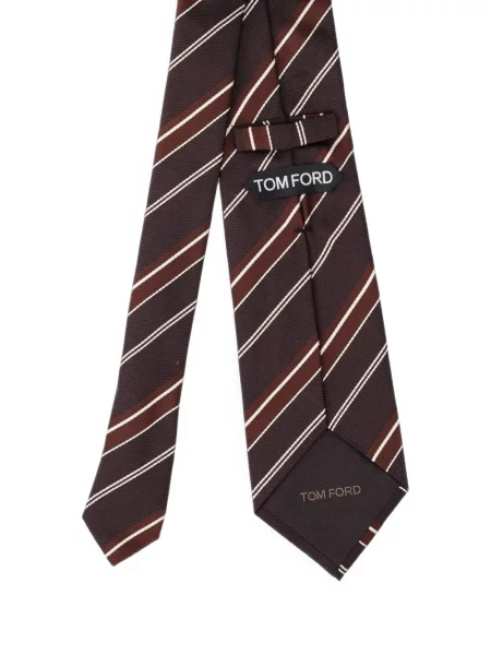 Cravată Tom Ford de mătase maro