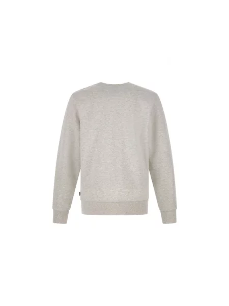 Bluza Hugo Boss z nadrukiem elegancka szara