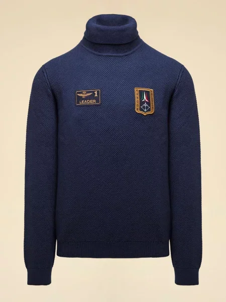 Светр Aeronautica Militare синій