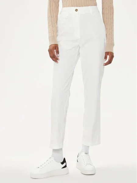 Gant Pantaloni chino alb