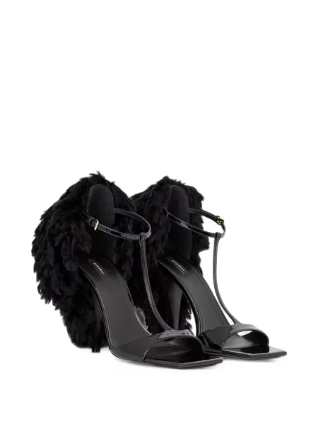 Sandale Givenchy din piele de lac negru