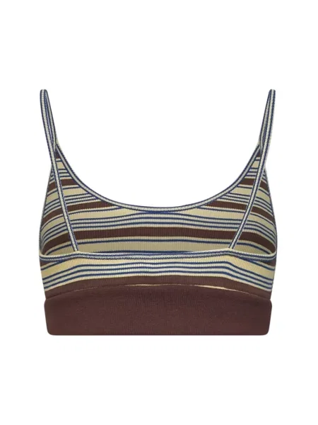 Top Fendi w paski z paskiem