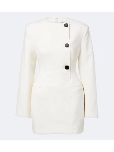 Rochie Rachel Gilbert de lână alb