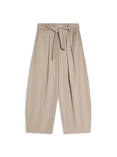 Bershka Pantaloni cutați / ecru bej
