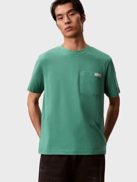 Футболка Calvin Klein Jeans зелена