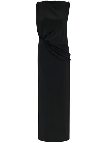 Maksi sukienka maxi Jacquemus garniturowa czarna