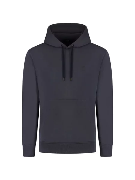 Hanorac cu glugă Herno cu broderie cu cordon gri