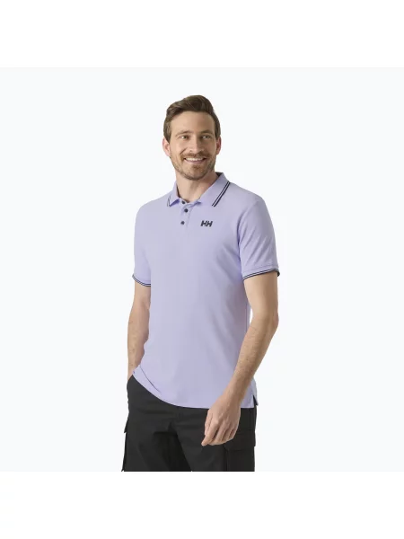 Tricou polo pentru bărbați Helly Hansen Kos Polo bright lavender