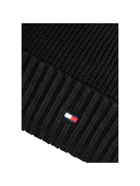 TOMMY HILFIGER Čepice černá