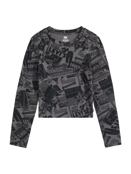 LEVI'S ® Tricou ESSENTIAL gri închis negru
