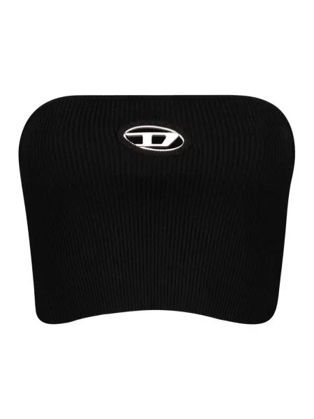 Top Diesel o krotszym kroju retro czarny