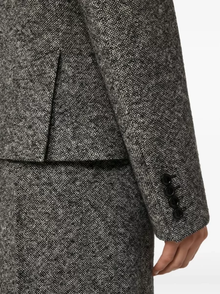 Sacou Max Mara din tweed gri