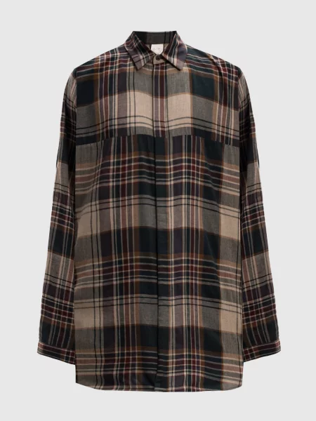 Сорочка в клітинку Jan Jan Van Essche зелена