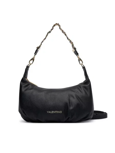 Valentino Bags torebka hobo z imitacji skóry LENA czarna